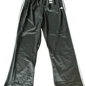 NWT Adidas 2011 Black and White Three Stripe Polyester Track Pants Men’s XL